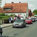 1997 - Nach dem letzten Spiel mit Autocorso durchs Dorf